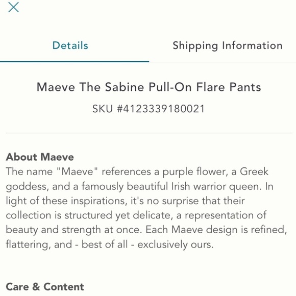 Anthropologie NWT Maeve The Sabine Pull-On Flare Pants Size S. - Picture 7 of 10